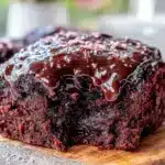 vegan double chocolate avocado brownies - featured image