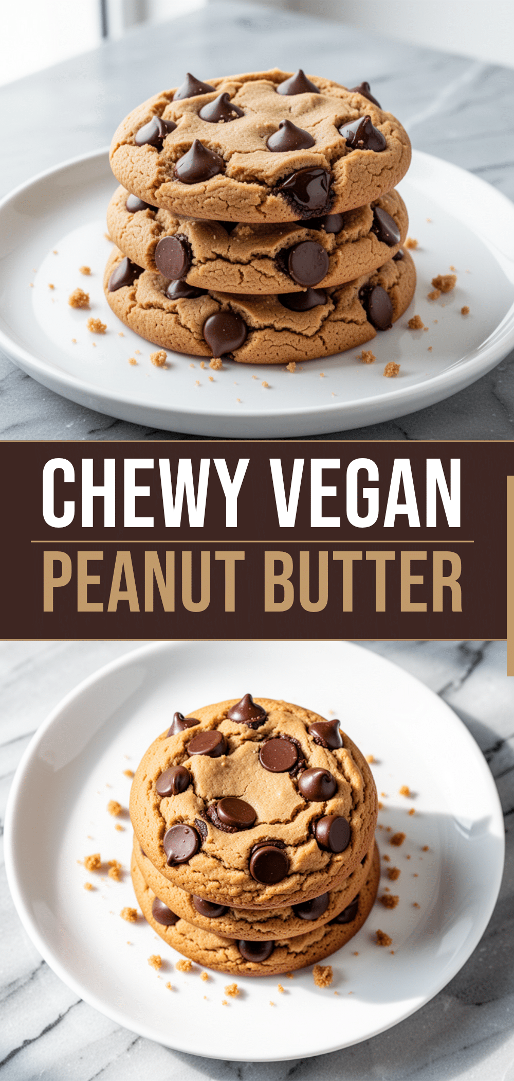 Vegan Peanut Butter Chocolate Chip Cookies: Chewy & Easy 5 vegan peanut butter chocolate chip cookies recipe
