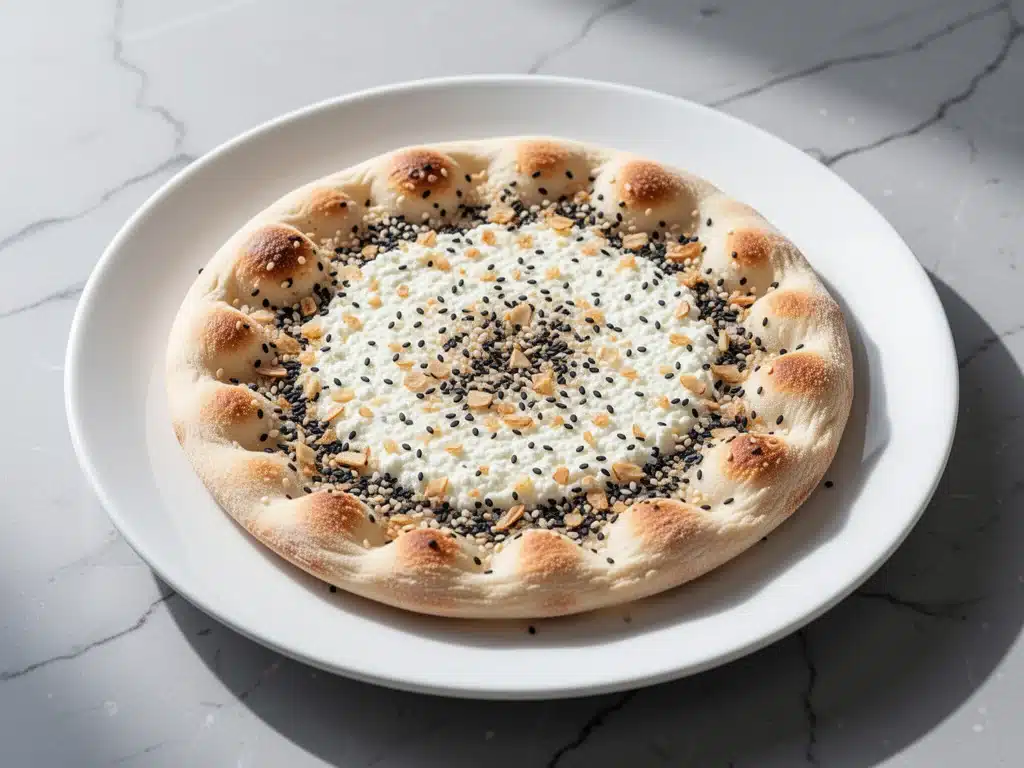 viral cottage cheese flatbread - featured image