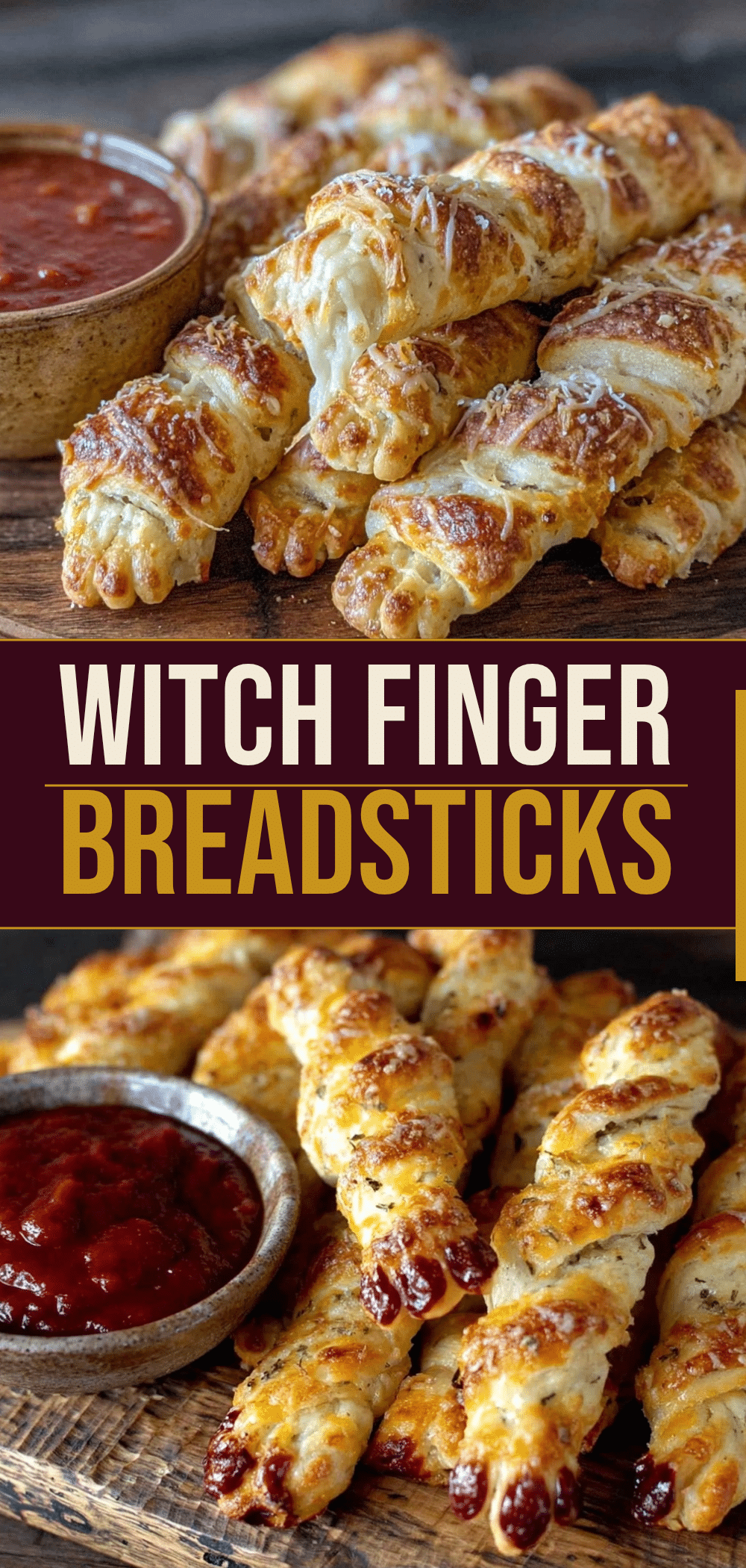 Witch Finger Breadsticks: 1-Person Halloween Budget 5 witch finger breadsticks recipe